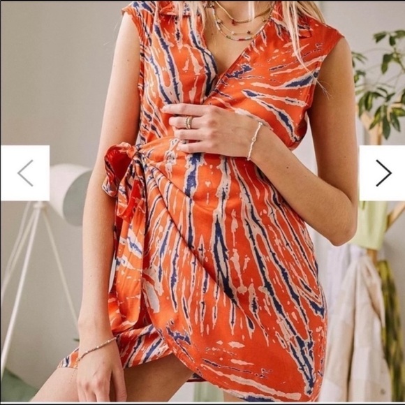 Urban Outfitters Silver Sun Minidress - Picture 1 of 7